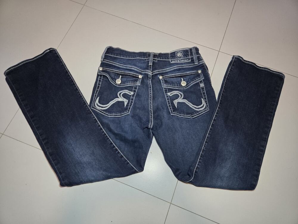 Rock & Republic Mens Henlee Bootcut Denim Jeans 30x32